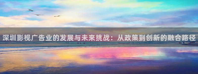 泡泡影视影视大全：深圳影视广告业的发展与未来挑战：从政策到创新的融合路径